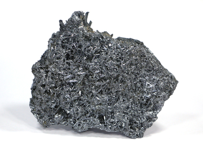 Антимонит, эстетичная друза кристаллов, Китай (92*75*43, 303 г) №18454