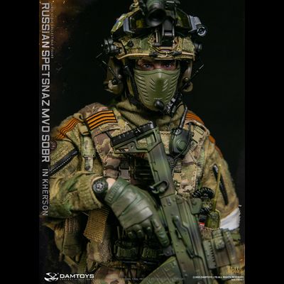 ПОВРЕЖДЕНА КОРОБКА - Спецназ СОБР - КОЛЛЕКЦИОННАЯ ФИГУРКА 1/6 RUSSIAN SPETSNAZ MVD SOBR IN KHERSON (78097) - DAMTOYS