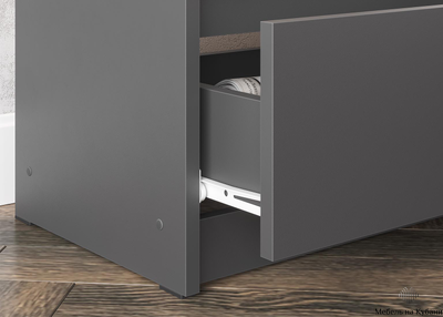 Денвер комплект мебели для спальни Графит серый