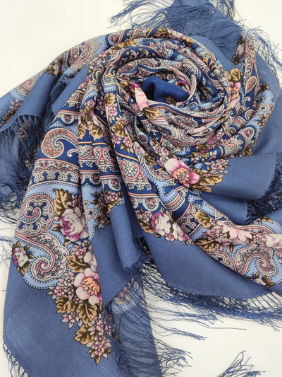 Павловопосадский платок Летний хоровод 2034-1