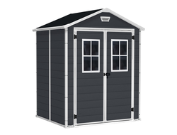 Сарай "Манор 6*5 TWF" (размеры 175 x 145 см) (два окна на фасаде)