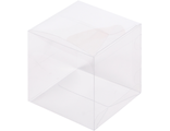 Коробка для пирожных прозр. пластик, 100*100*100мм