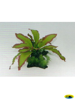 ST358SA-4 Композиция из иск. растений на коряге 15*12*12см