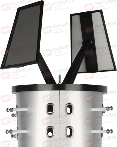 HG737 Стойка для очков настольная на 36 мест, пластиковая, вращающаяся, с зеркалами, без замков h=770 мм