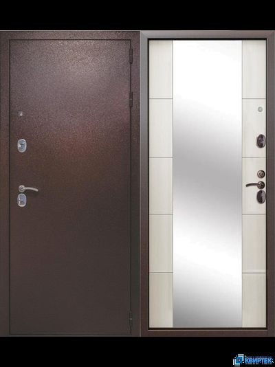 Дверь входная металлическая СОЮЗ Мир 3К Зеркало купить в Челябинске | КВИРТЕК