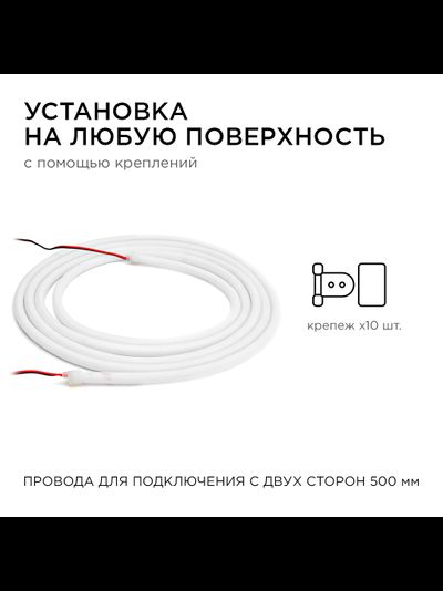 Светодиодная лента для бани и сауны 24В, 14,4Вт/м,  5м /Apeyron™/