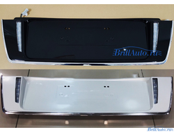 Накладка рамка под номер TRD Lexus LX570/450D с LED-подсветкой 2016+