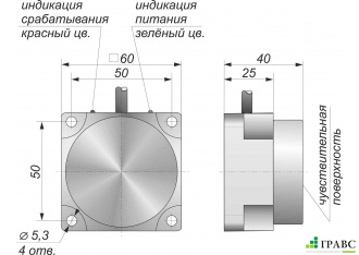 Датчик индуктивный бесконтактный И39-NO-PNP-HT