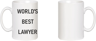 Кружка Big "WORLD'S BEST LAWYER"
