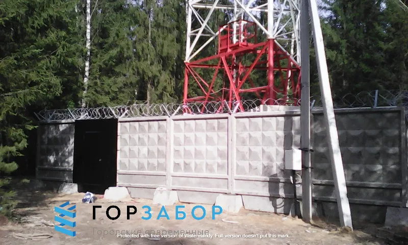 Бетонный забор с установкой под ключ