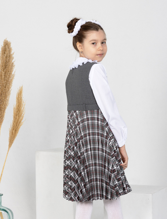 Сарафан на кокетке гофре