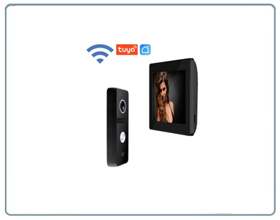 FREEDOM 7 FHD WIFI KIT - комплект из 7" сенсорного Full HD WIFI монитора и вызывной панели, с DVR (Tuya/Smart Life)