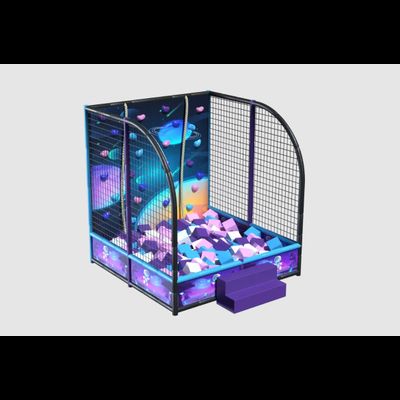 Комплекс скалодром с поролоновой ямой «Бездна» 2.4х2.4х2.6м.