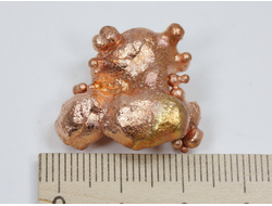 Медь, коллекционный образец, США (24*20*13 мм, 18,4 г) №28723