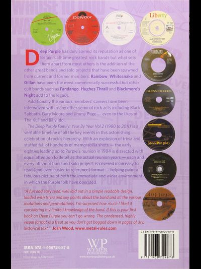 The Deep Purple Family Year by Year Vol. 2 1980-2011 Book