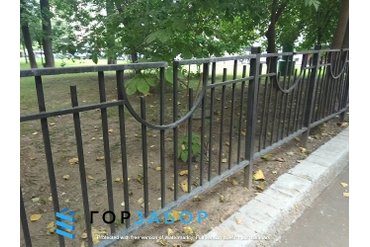 Пешеходное ограждение с монтажом под ключ