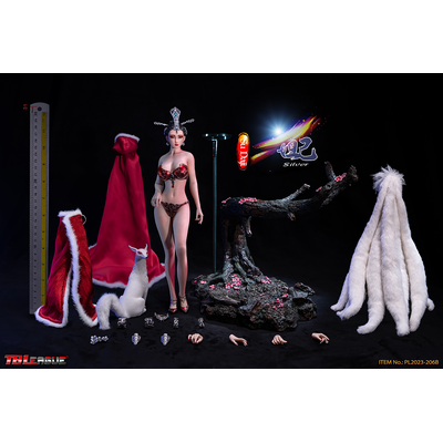 Лиса-оборотень Да Цзи (серебряная версия) - КОЛЛЕКЦИОННАЯ ФИГУРКА 1/6 Su Daji Silver (PL2023-206B) - TBLeague