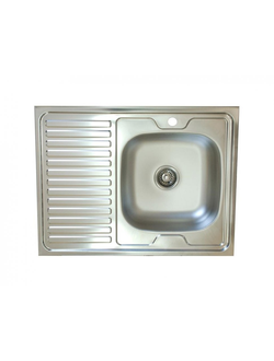 Мойка накладная правая 80х60