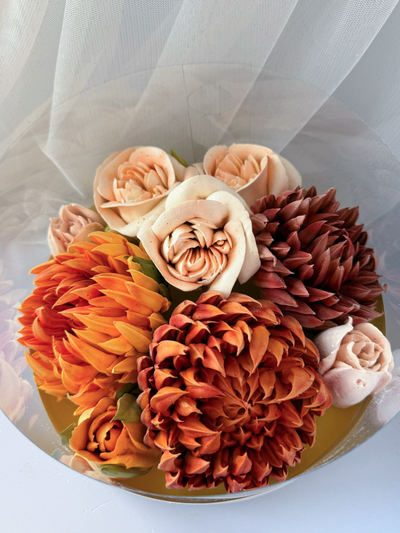 зефир ручной работы в шляпной коробке