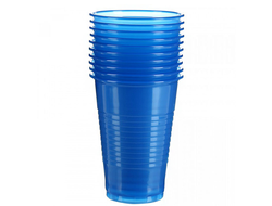 Стаканчики одноразовые синий 0,2 л