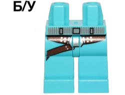 ! Б/У - Hips and Legs with SW Belt and Holster with Silver Buckle Pattern, Medium Azure (970c00pb0330 / 6078347) - Б/У