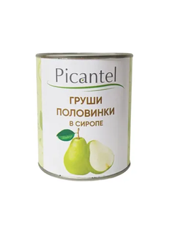 Груша половинки в сиропе кольца Picantel 850 мл, Китай