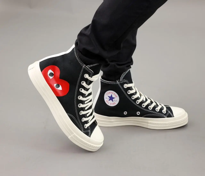 Comme des garcons black high tops shop