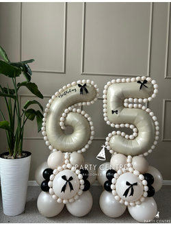 Стойки с цифрой крем