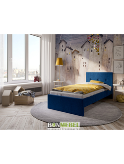 Кровать Николь Синяя (Бонмебель)