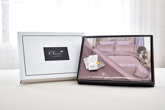 Постельное белье Cleo семейное жаккард 150х215х2 230х250х1 50х70х2+5см 70х70х2 41/031-RG