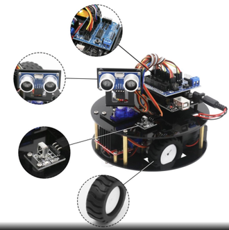 Smart turtle robot car kit (Lafvin)