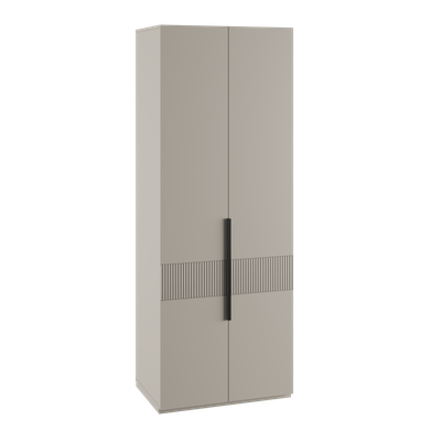 Ника Шкаф 2-х ств. 900*2100*500 (мдф бежевый мат-05 / лдсп кашемир)