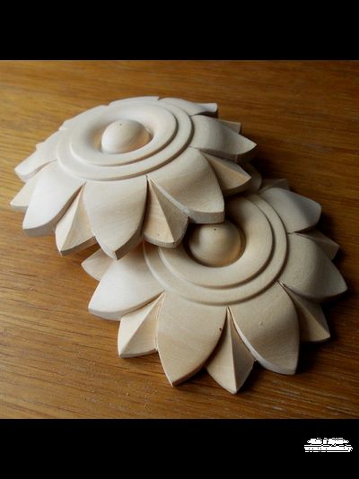 Резная розетка 3d model