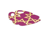 Mini Doll, Skirt Cloth Friends with Gold Stars Pattern, Magenta (21008pb02 / 6142043 / 6112610)