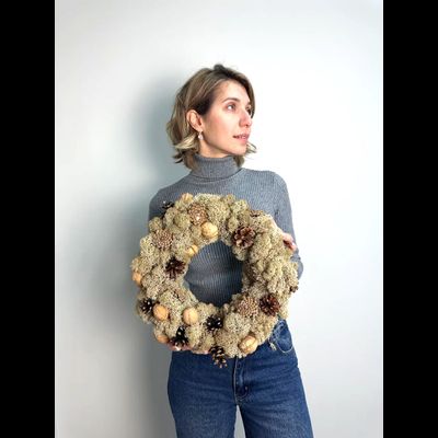 Новогодний венок № 1157