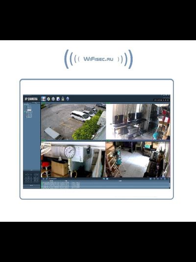 Видеоняня/Охранная IP WiFi-LAN видеокамера с ночным видением и аудиоканалом (корпус ИК датчика), встроенный DVR. Full HD (CamHi)