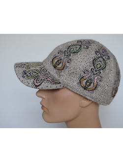 Зимняя бейсболка со стразами Vizio Италия 1037 VE