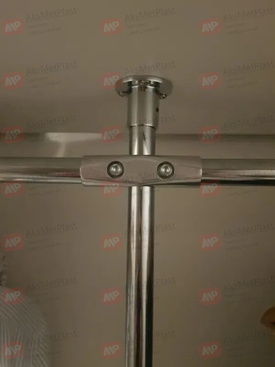 UNO-03 Соединитель 3-х труб системы Joker-Uno d=25 мм, цвет: хром