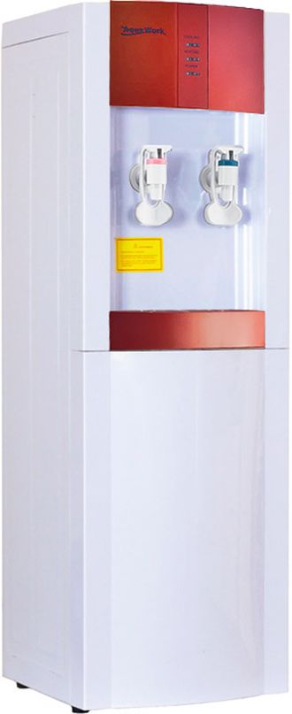 Кулер для воды Aqua Work 16-LD/EN бело-красный, с нагревом и с электронным охлаждением