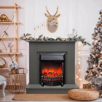 Электрокамин Лорд Люкс GR с очагом Fobos