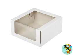 УПАКОВКА ДЛЯ ТОРТА С ПАНОРАМНЫМ ОКНОМ  180*180*100 мм