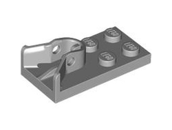 Plate, Modified 2 x 4 with Tow Ball Socket on Top, Light Bluish Gray (3779 6469207)