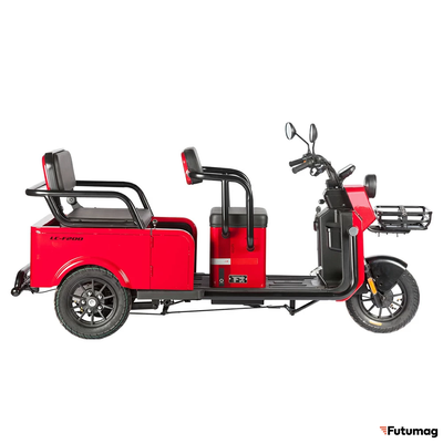 Электротрицикл Wanshida LC-F200 60V 1000Вт красный