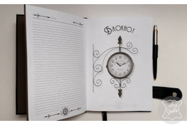 Мужской блокнот из натуральной кожи, кожаный ежедневник, ежедневник ручной работы, ежедневник спб