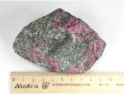 Эвдиалит малиновый, Эгирин, Микроклин, полировка, Россия, Кольский п-ов, Хибины (80*66*42 мм, 286 г) №36119