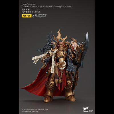 Константин Вальдор, генерал-капитан Легио Кустодес (Warhammer Horus Heresy) - КОЛЛЕКЦИОННАЯ ФИГУРКА 1/18 Legio Custodes Constantin Valdor Captain-General of the Legio Custodes (JT00942) - JOYTOY