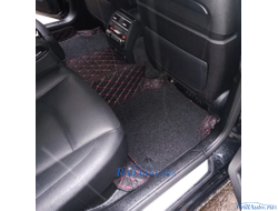 3D коврики в салон BMW 7 серия из экокожи