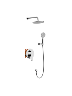 Душевой комплект Esse VSFW-1E1CH, встраиваемый, 2 режима, ограничитель давления Hi Box, хром