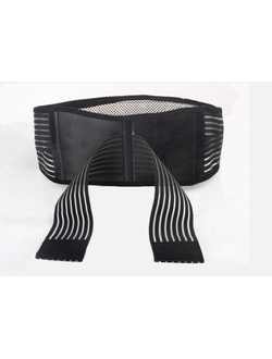 Турмалиновый пояс с магнитами черный.Купить .