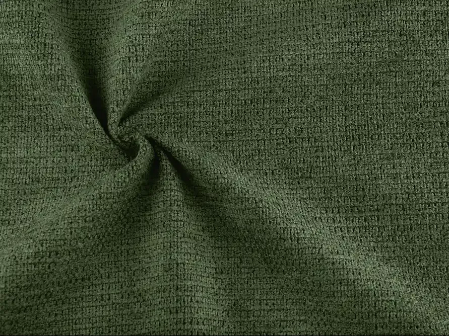 (РАМ) Шенилл "Ши" (SHE)-green.

Состав: 100% полиэстер.
Плотность: 350 г/кв.м.
Устойчивость на истирание: 55 000 циклов.
Ширина: 140 см.

Внимание! Цвет материала может быть искажен настройками монитора.